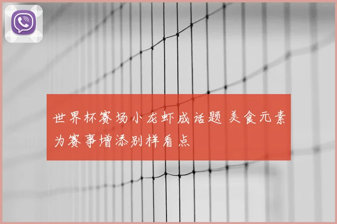 世界杯赛场小龙虾成话题 美食元素为赛事增添别样看点